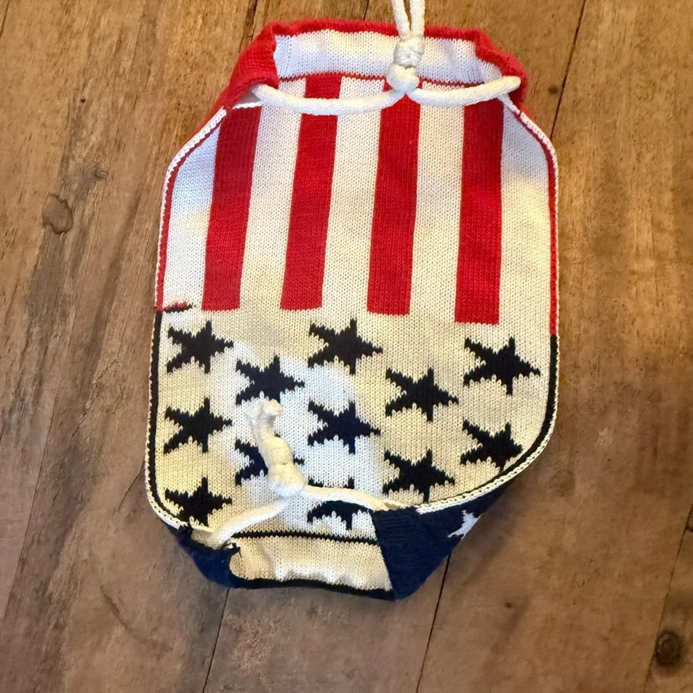 Source Unknown Red, White, and Blue Face Mask